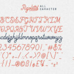 Rigoletto Script Font Poster 12