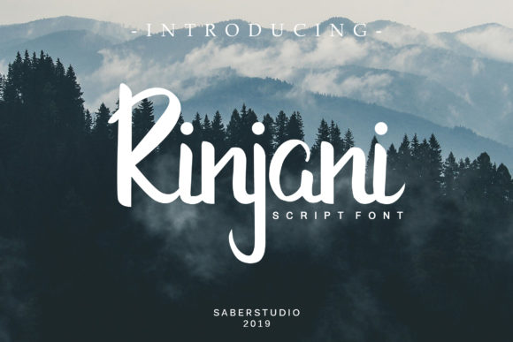 Rinjani Font Poster 1