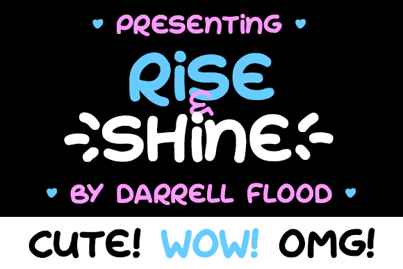 Rise & Shine Font Poster 1