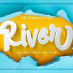 River Font Poster 1