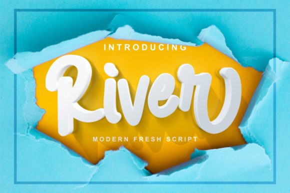 River Font Poster 1