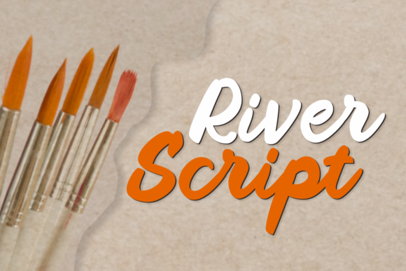 River Script Font