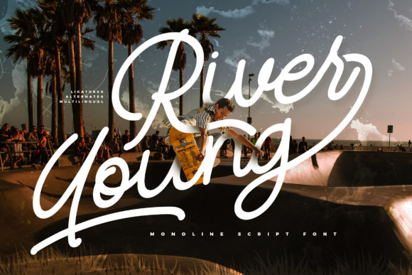 River Young Font Poster 1