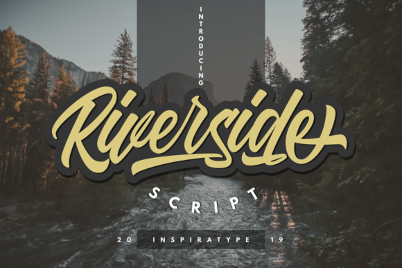 Riverside Font Poster 1