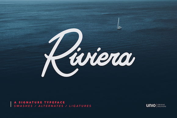 Riviera Font Poster 1