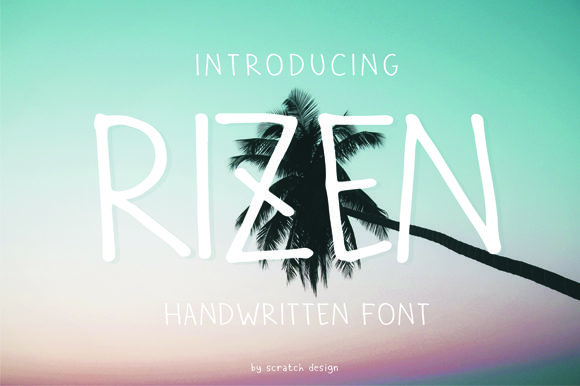 Rizen Font Poster 1