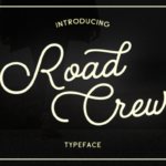 Road Crew Font Poster 1