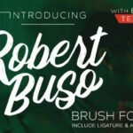 Robert Buso Font Poster 1
