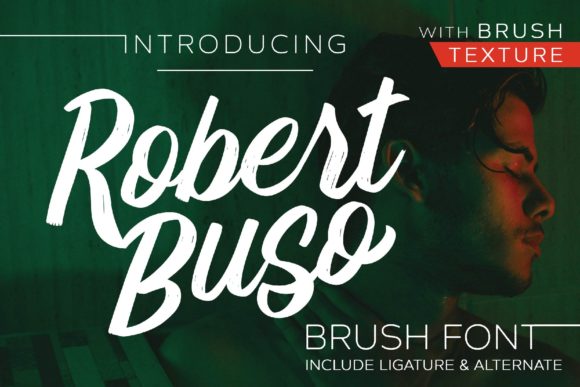 Robert Buso Font Poster 1