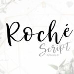Roche Script Font Poster 1
