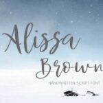 Roche Script Font Poster 5