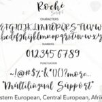 Roche Script Font Poster 6