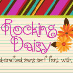 Rocking Daisy Font Poster 1