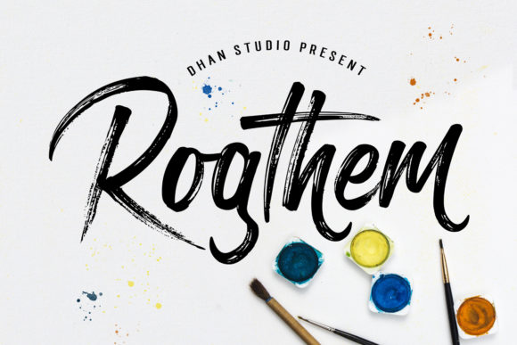 Rogthem Font Poster 1