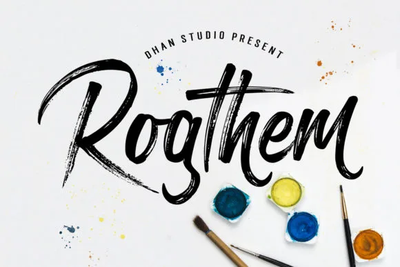 Rogthem Font Rogthem Font Poster 1