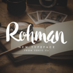 Rohman Font Poster 1