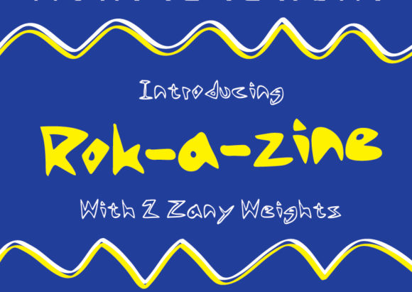 Rok-a-zine Font Poster 1