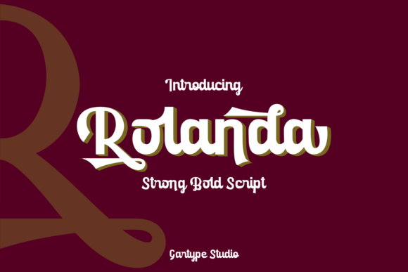Rolanda Font Poster 1