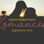 Romances Font Poster 1