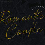 Romantic Couple Font Poster 1