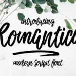 Romantica Script Font Poster 1