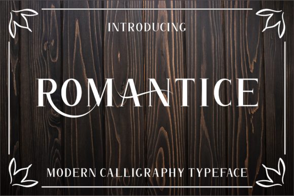 Romantice Font Poster 1