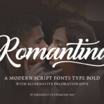 Romantina Font Poster 1