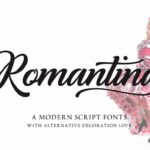 Romantina Font Poster 5