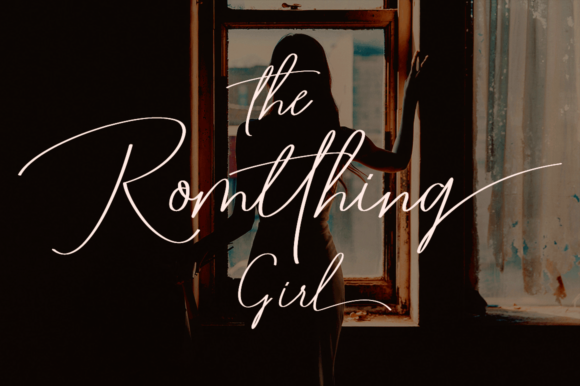 Romtthing Girl Font Poster 1