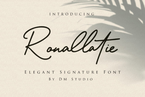 Ronallatie Font Poster 1