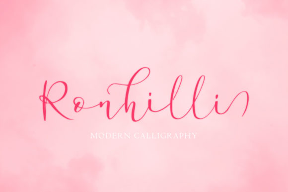 Ronhilli Font Poster 1