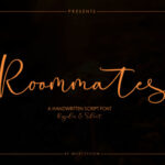 Roommates Script Font Poster 1