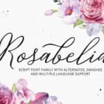 Rosabelia Font Poster 1