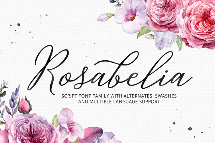 Rosabelia Font Poster 1