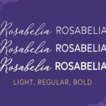 Rosabelia Font Poster 11