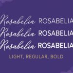 Rosabelia Font Poster 11