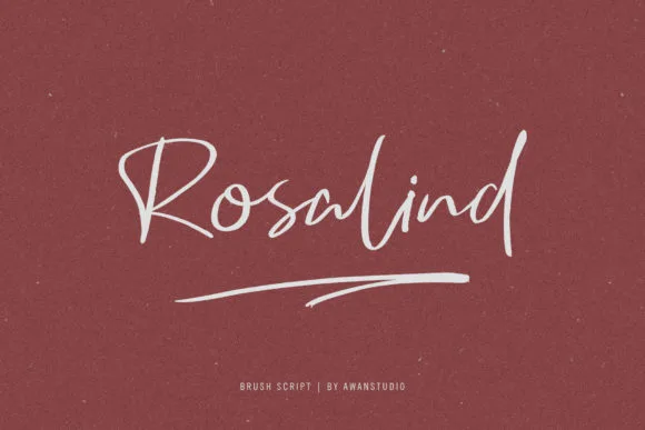 Rosalind Font Rosalind Font Poster 1