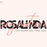 Rosalinda Trio Font Poster 1