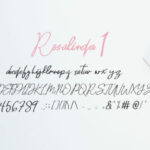 Rosalinda Trio Font Poster 5