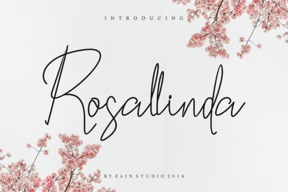 Rosallinda Font Poster 1
