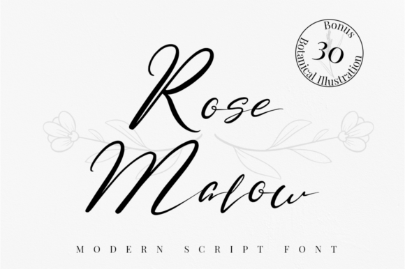 Rose Malow Font Poster 1