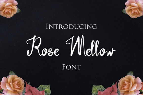 Rose Mellow Font Poster 1