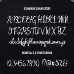 Rose Mellow Font Poster 2