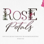 Rose Petals Duo Font Poster 1