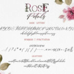 Rose Petals Duo Font Poster 9