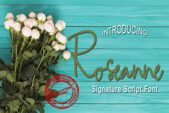 Roseanne Font Poster 1