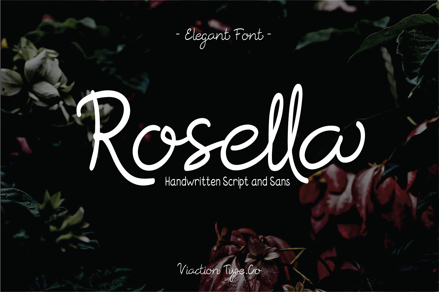 Rosella Font Poster 1