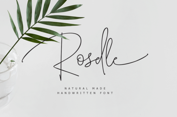 Roselle Font Poster 1