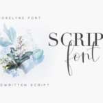 Roselyne Script Font Poster 3