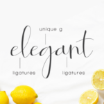 Roselyne Script Font Poster 5